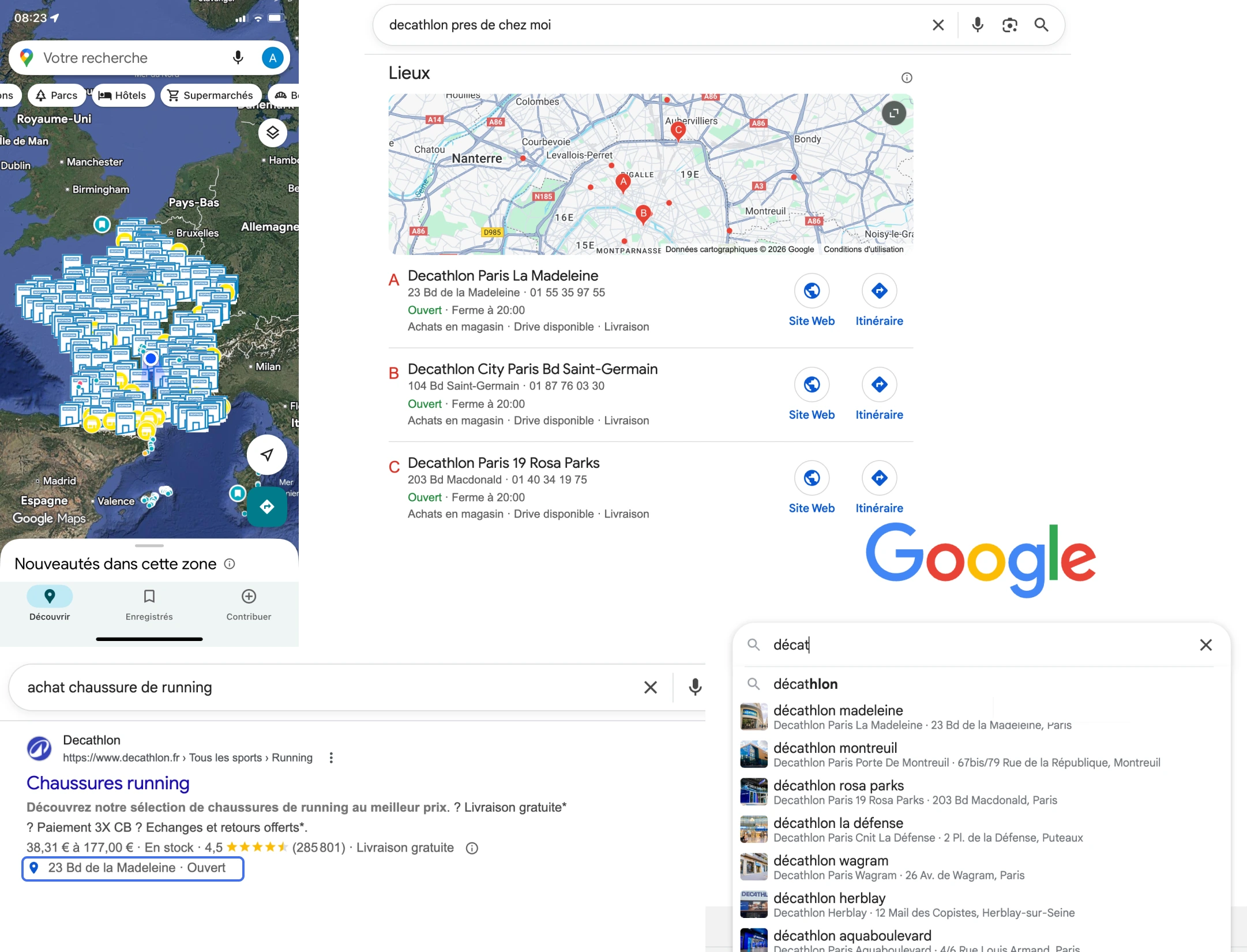 Exemple de la stratégie drive-to-store de Décathlon