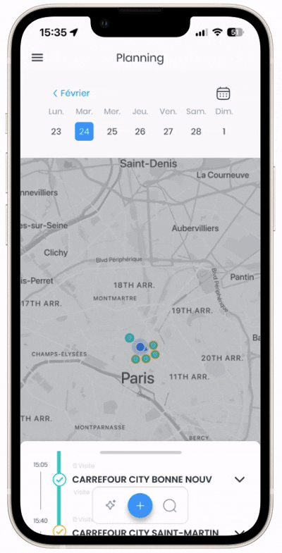 exemple d'integration d'application gps dans le crm sidely