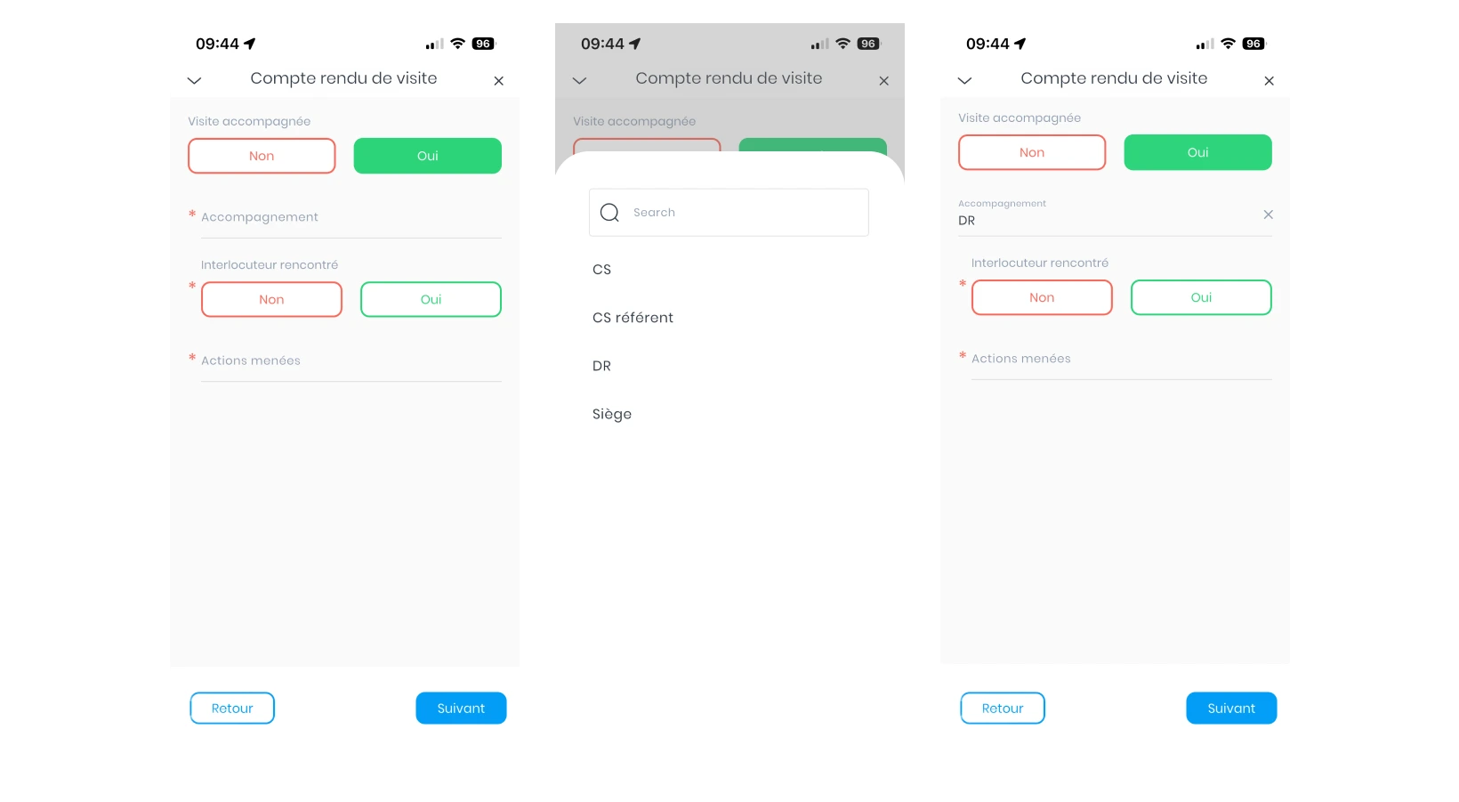 exemple compte rendu de visite terrain