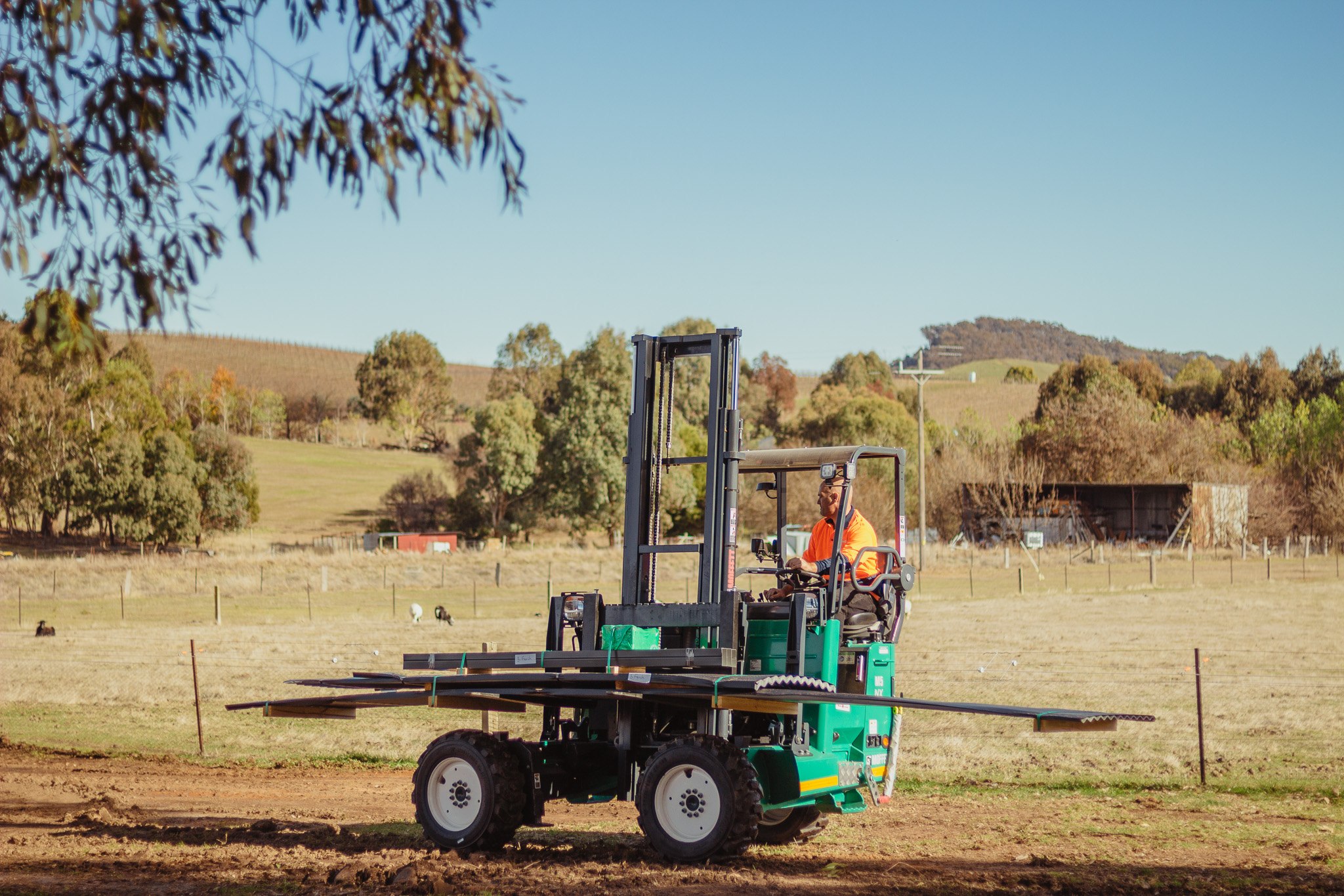Easyshed forklifter vehicle delivery