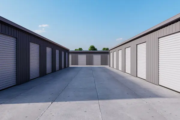 Steel Commercial Storage Shed