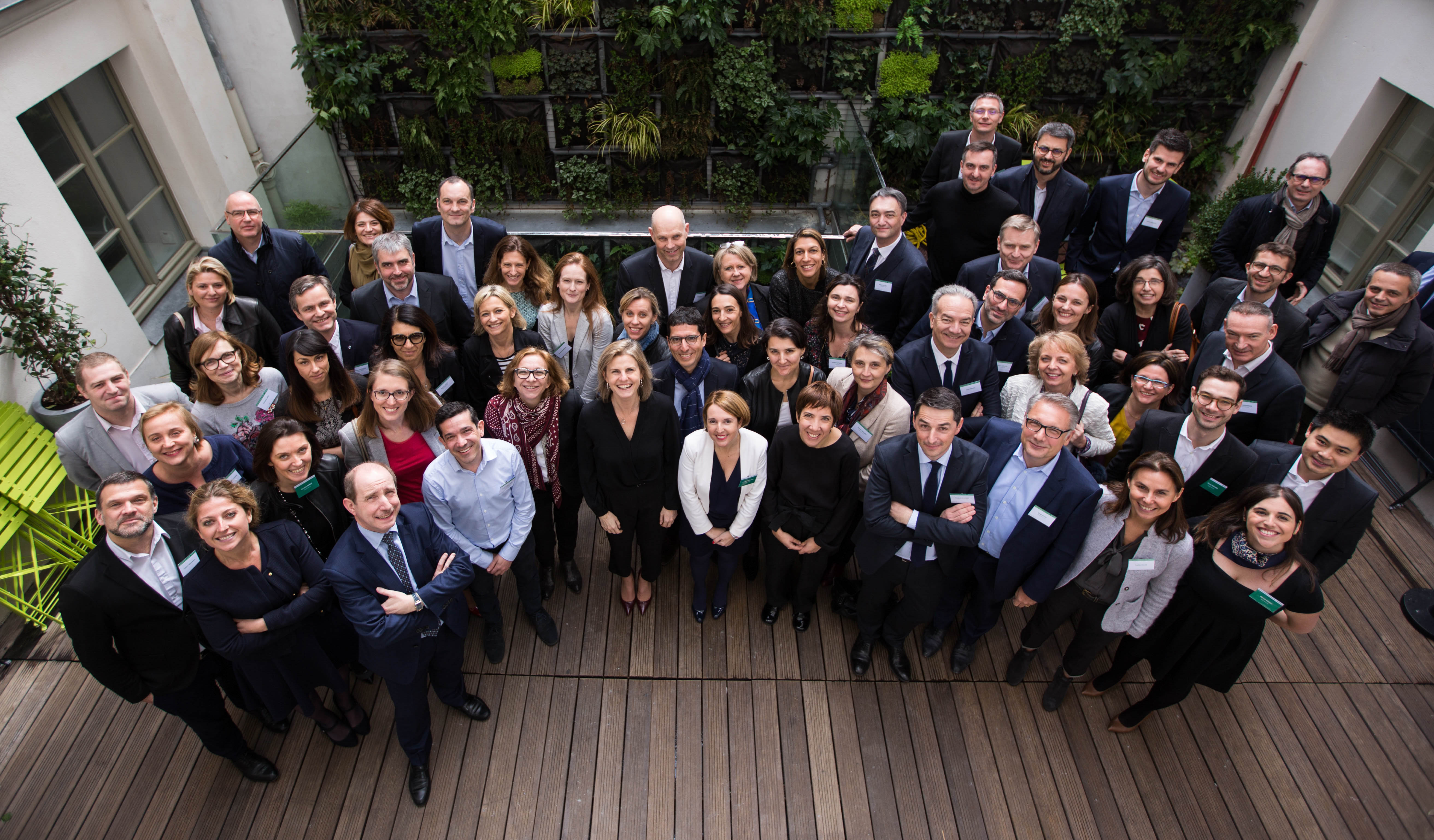 Photo de groupe des responsables NPS BNP Paribas BDDF