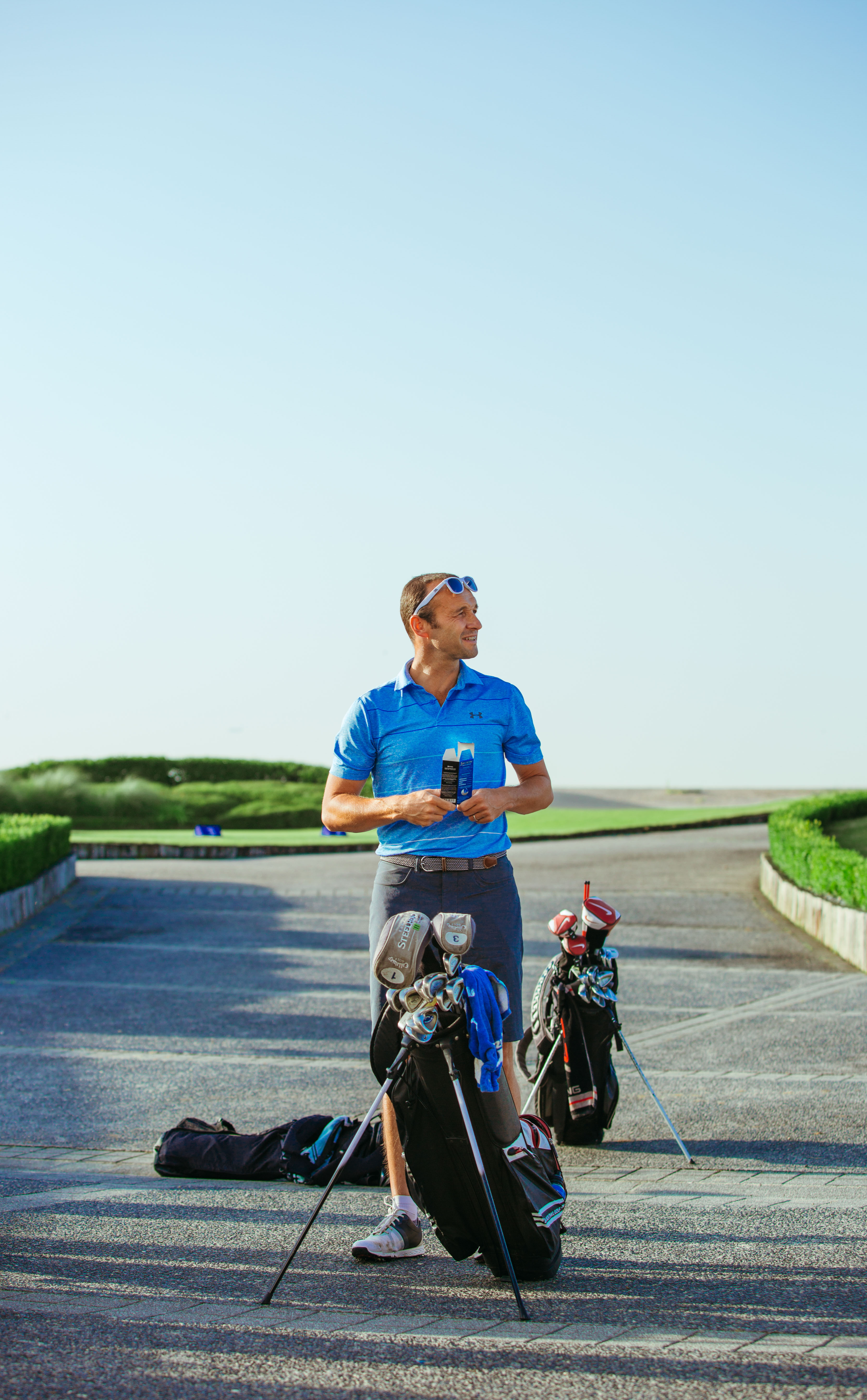 Participant à la compétition S4M au Golf National