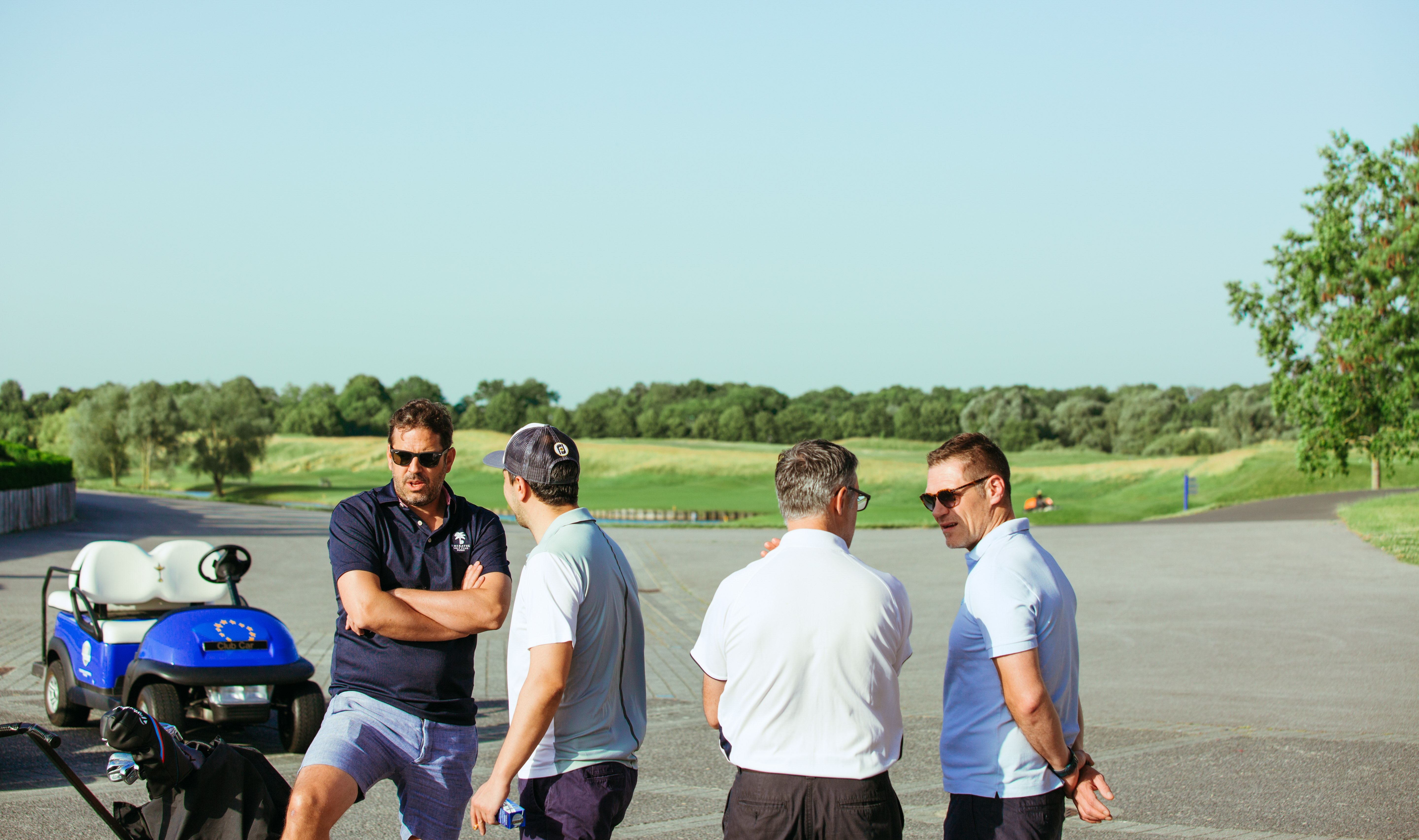 Les équipes S4M organisant la compétition au Golf National