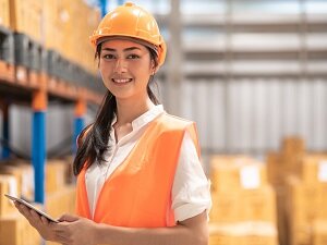 Young Warehouse Worker