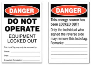 Lockout Tags