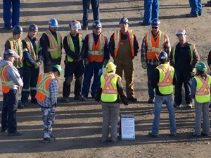 Outdoor Construction Safety Meeting