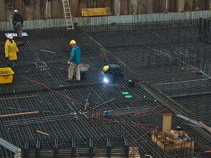 Welders on Construction Site