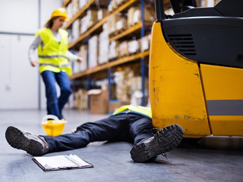 Worker Injured by Forklift in Warehouse