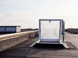 Open Skylight on Roof