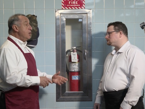This safety video program on Using Fire Extinguishers in Food Processing and Handling Environments discusses the types of fire extinguishers there are and when each type should be used. It also provides practical guidance on how to use a fire extinguisher employing the “P.A.S.S.” method.