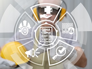 A graphic that represents OSHA safety.