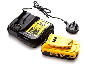 Rechargeable battery for power tools.