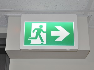Office Building Exit Sign