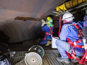 Workers Inside of a Confined Space