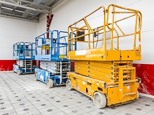 Three Scissor Lifts Not in Use