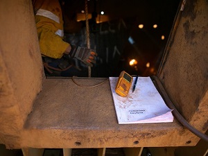 Confined Space Permit at Entrance of Confined Space