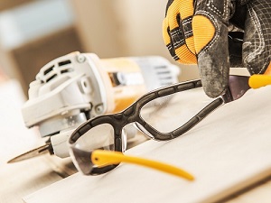 Wear Safety Glasses Before Using Portable Grinder