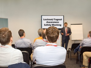 Lockout/Tagout Safety meeting.