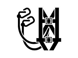 A graphic representation of a personal fall arrest system.