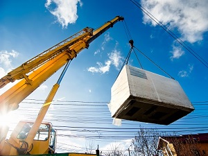 Crane Lifting Heavy Load