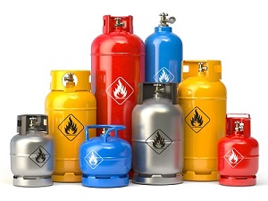 Gas canisters of all shapes and sizes.