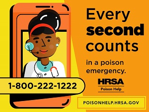 Poison Control hotline and website
