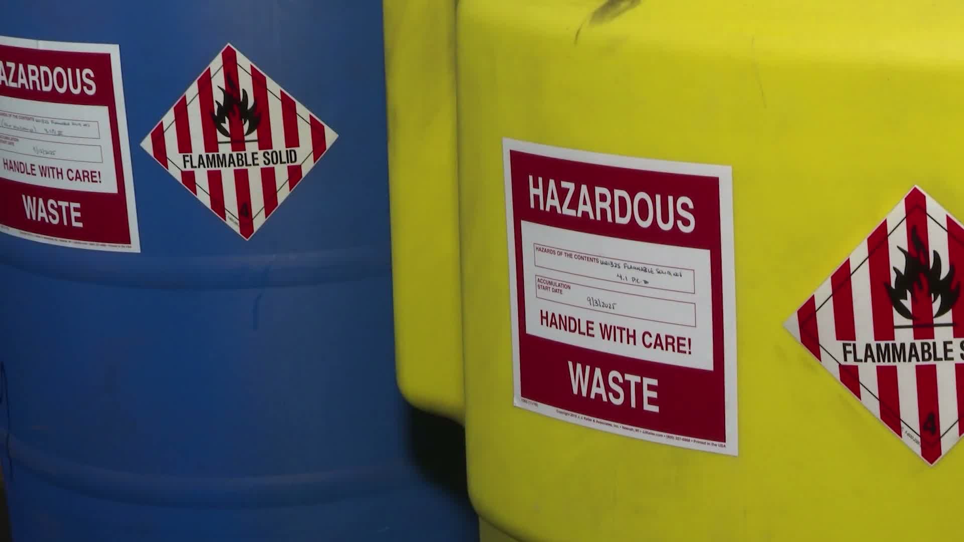 This safety video program on Hazardous Materials Labeling: DOT and Hazardous Waste Labels in Healthcare Environments contains information about regulatory labeling requirements as well as the Department of Transportation (DOT) and the Environmental Protection Agency (EPA) hazardous waste labeling systems.