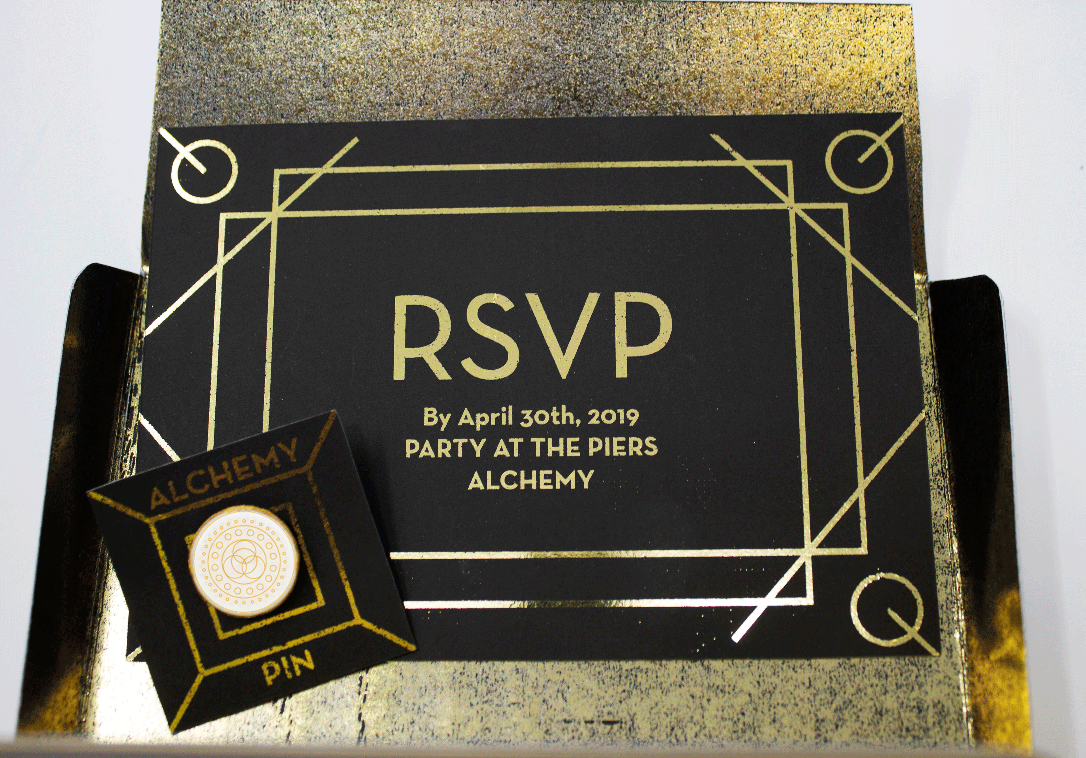 Alchemy card and pin