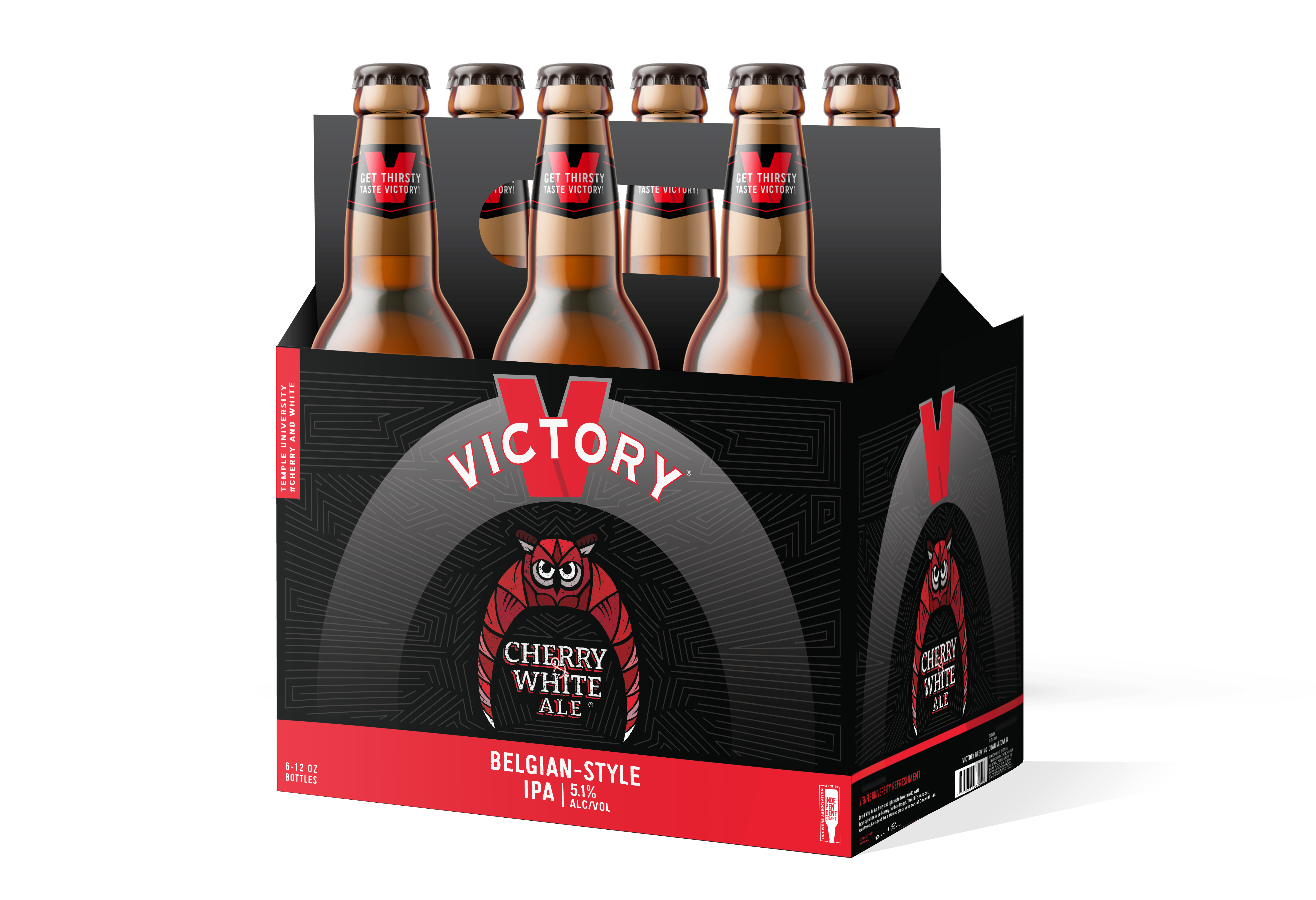 Cherry & White Ale 6 pack beer case