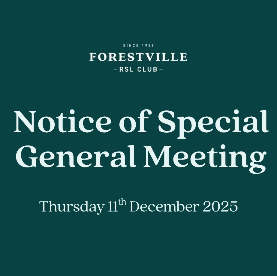 Notice of Special General Meeting 