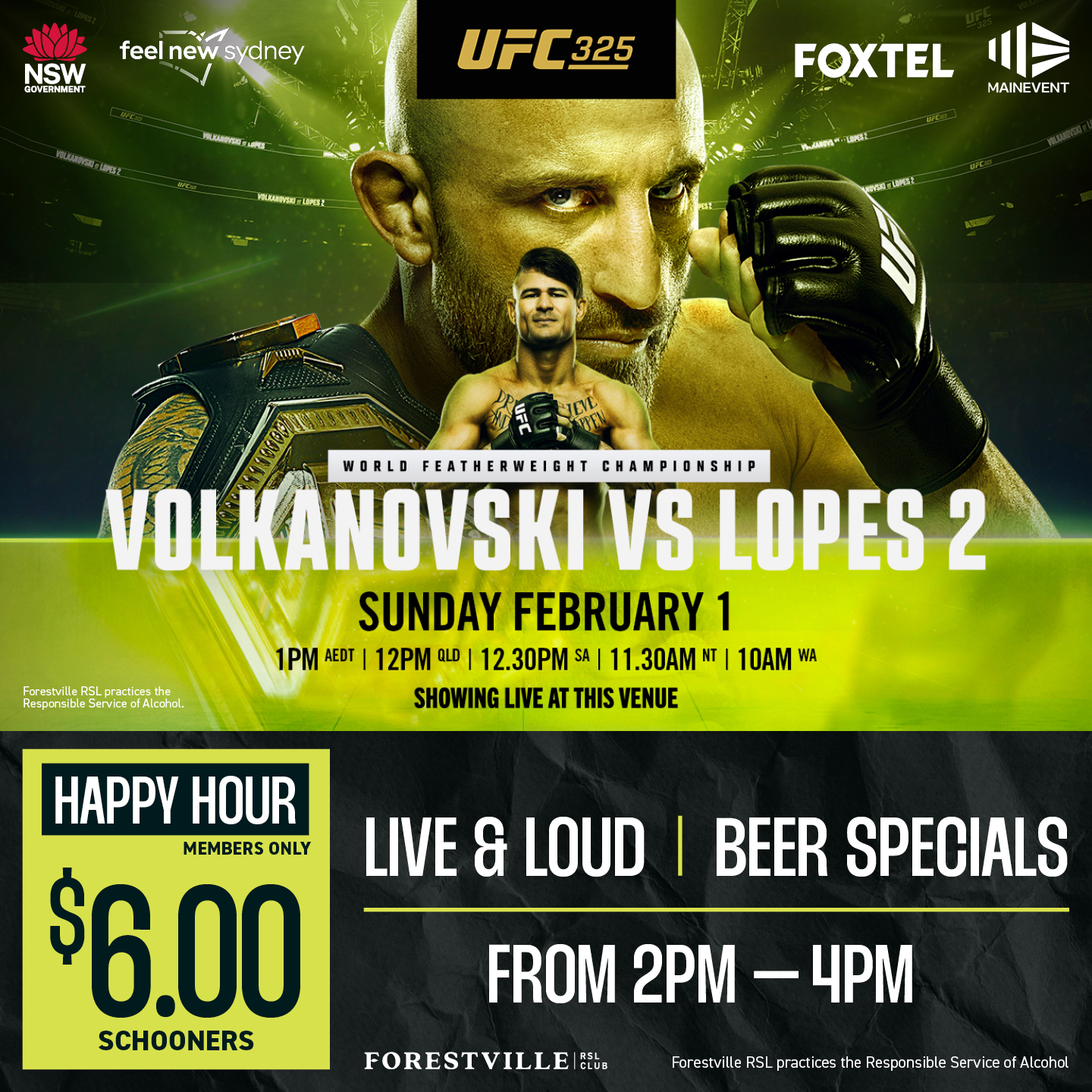 Volkanovski vs Lopes 2