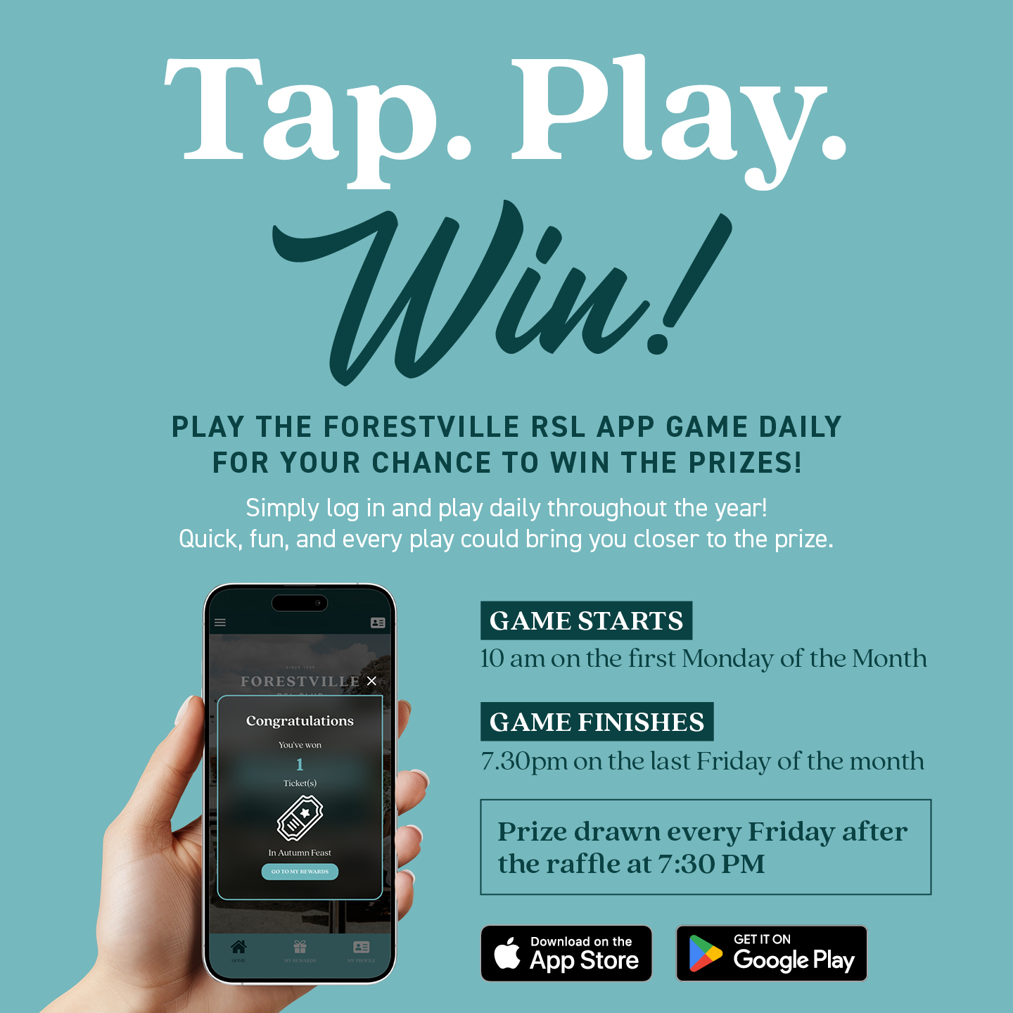 Tap, Play & Win - App Promotion