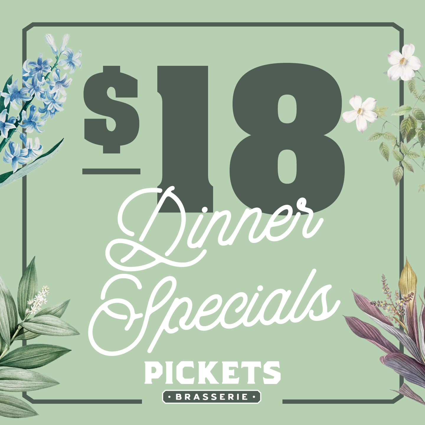 $18 Dinner Specials