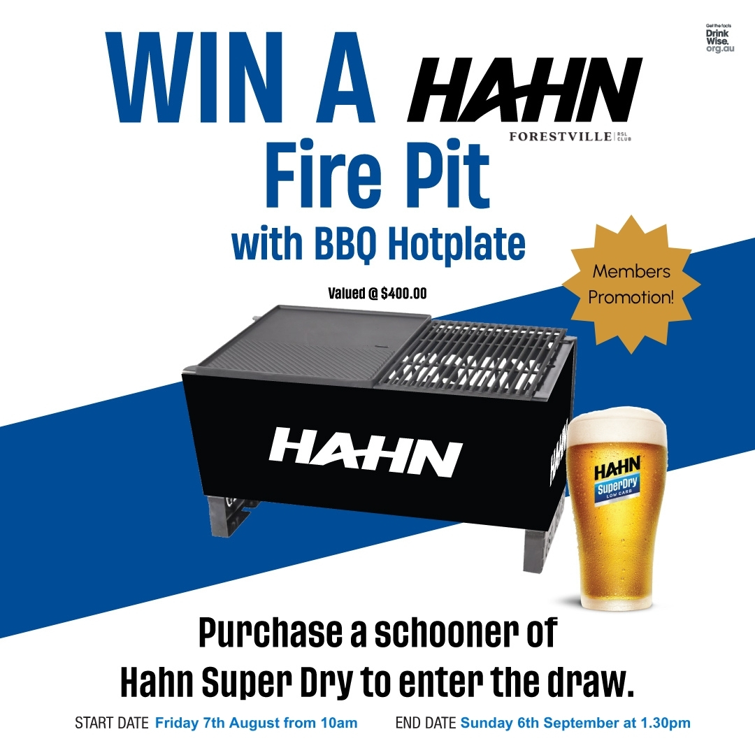 WIN a Hahn Fire Pit