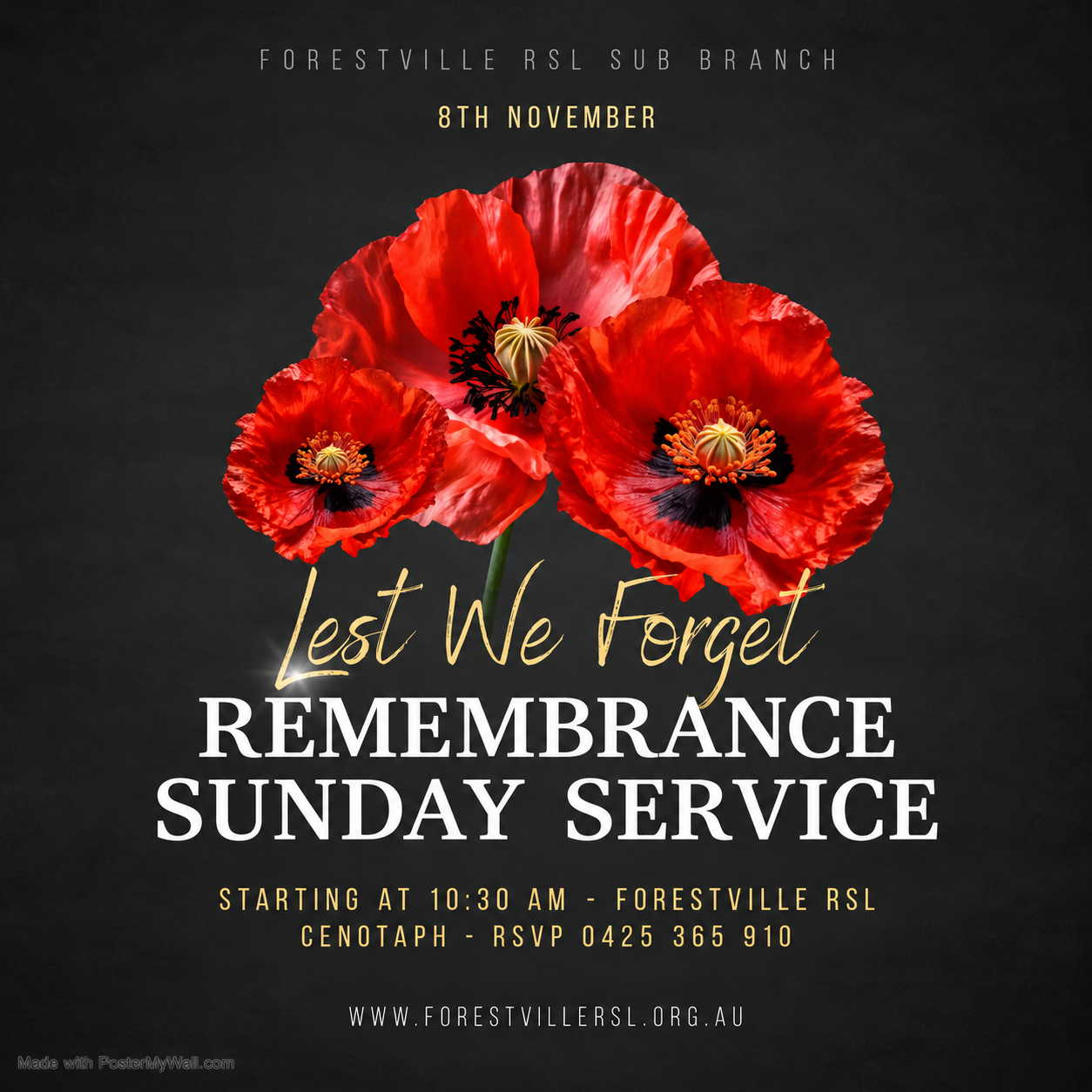 Remembrance Sunday Commemorative Service 