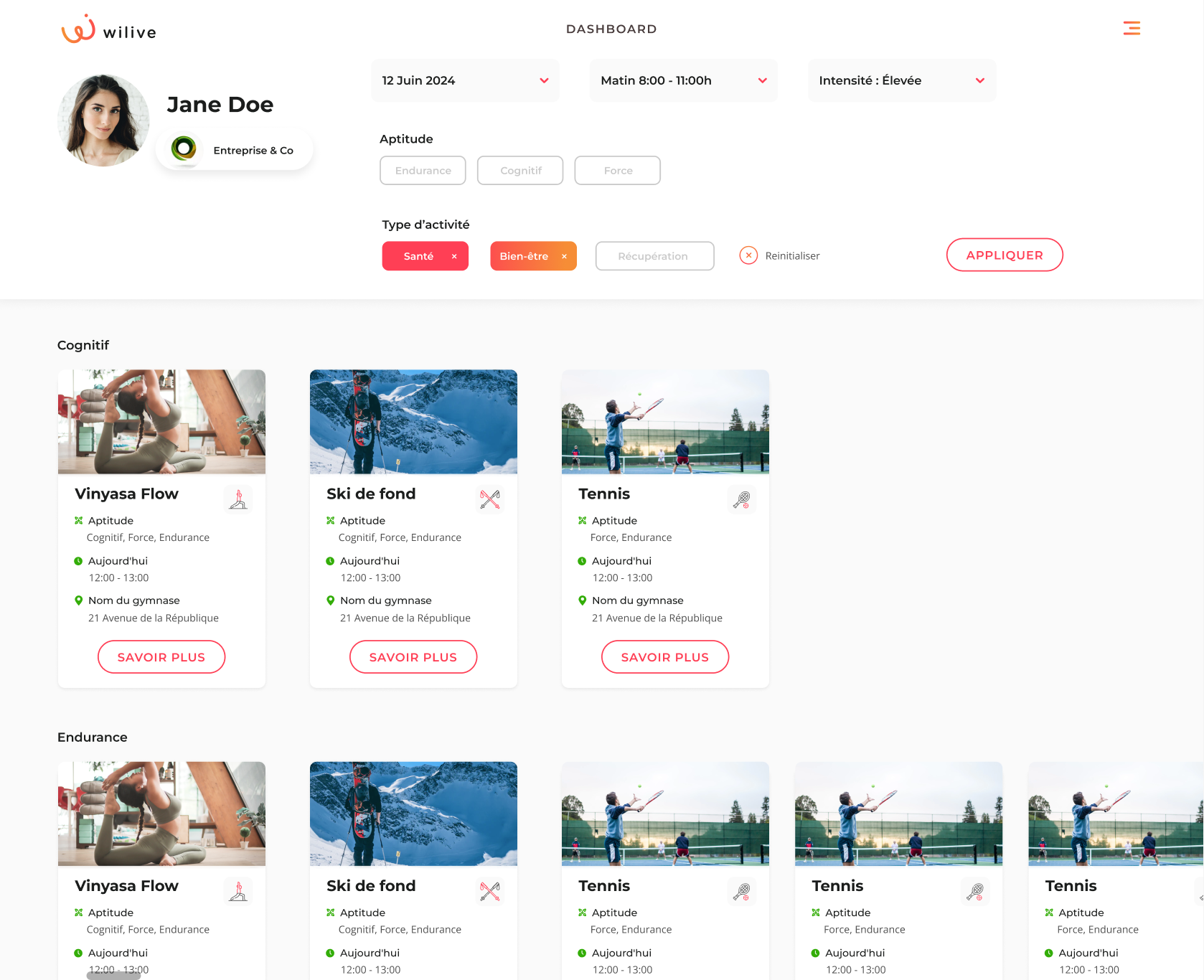 plateforme sport annecy entreprise