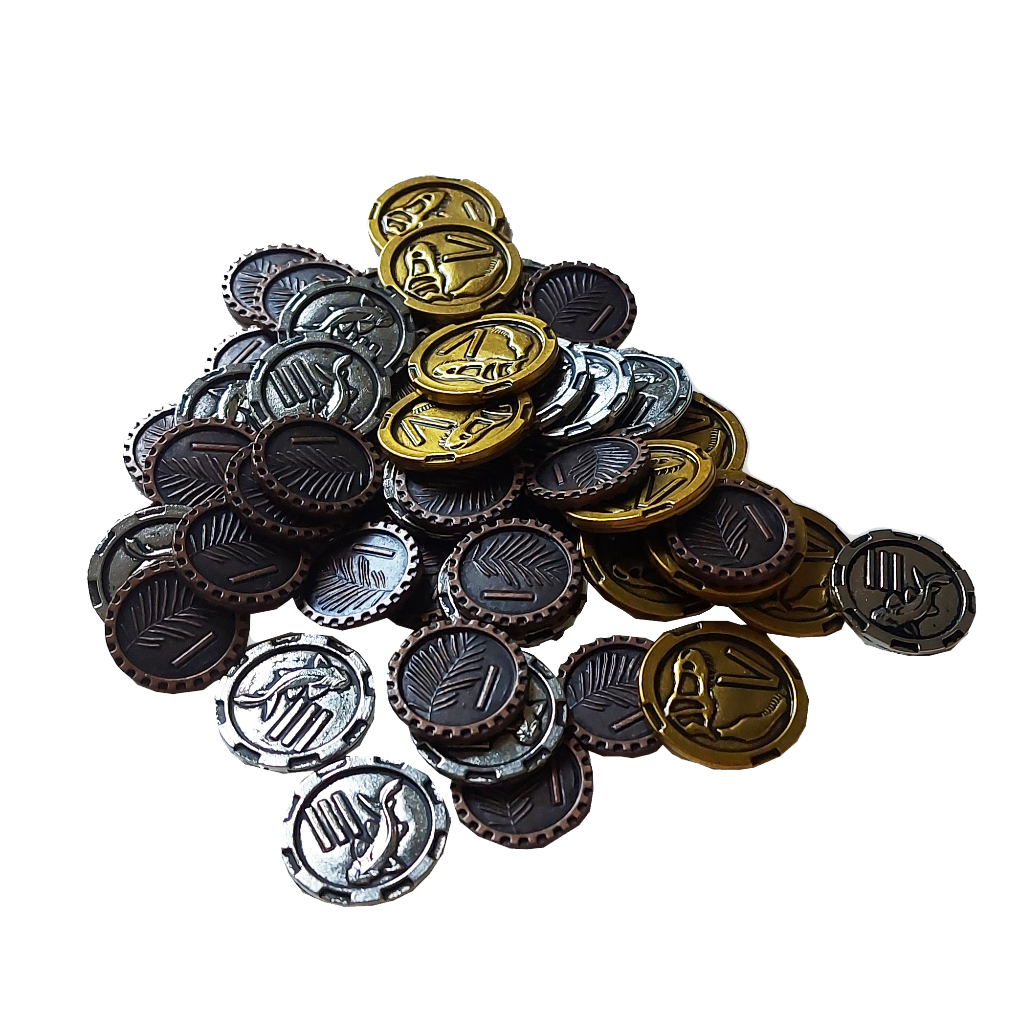Fossilium - Spielmünzen aus Metall