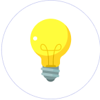 graphic illustration of lightbulb