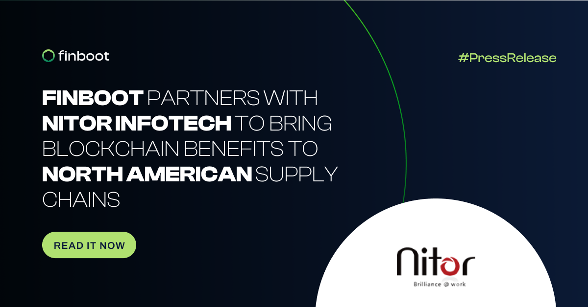 Finboot partners with Nitor Infotech to bring blockchain benefits to 