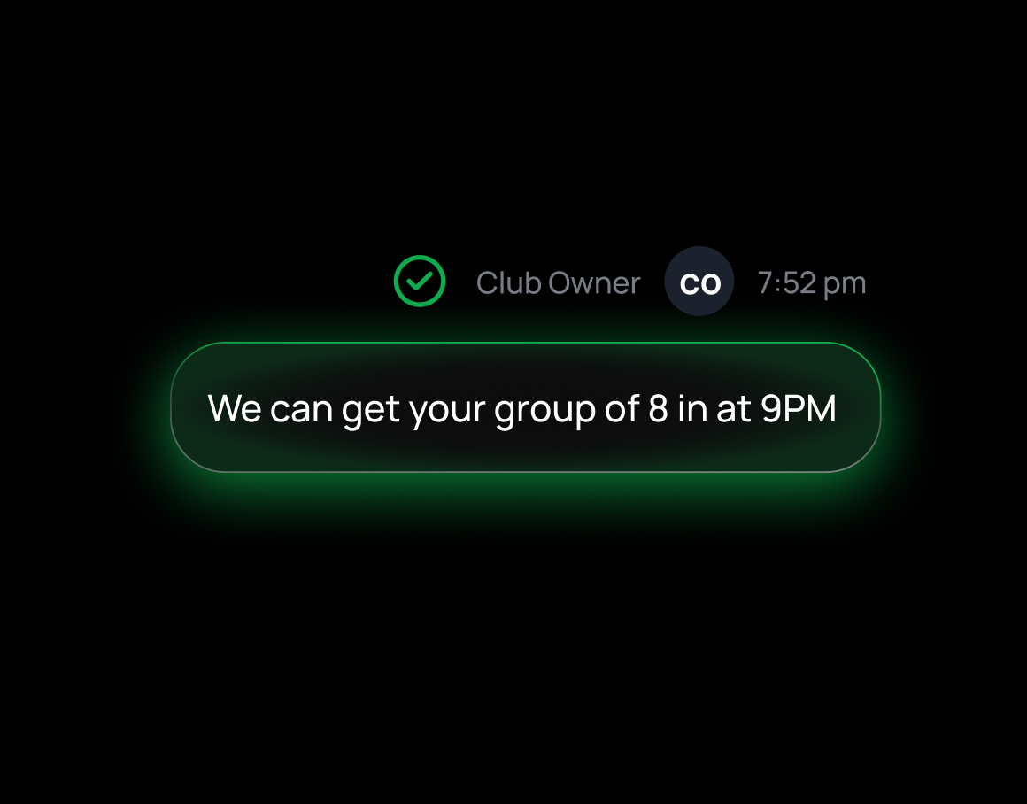 Mobile check-in and Fast Pass payment screen in TablelistPro