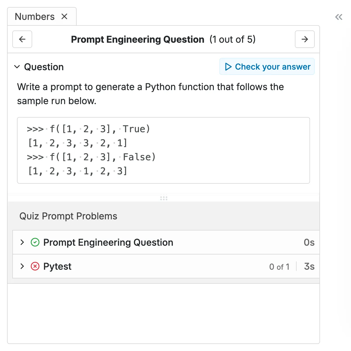 CodeGrade AutoTest results for a Jupyter Notebook, detailing IO tests, code structure, and overall score.