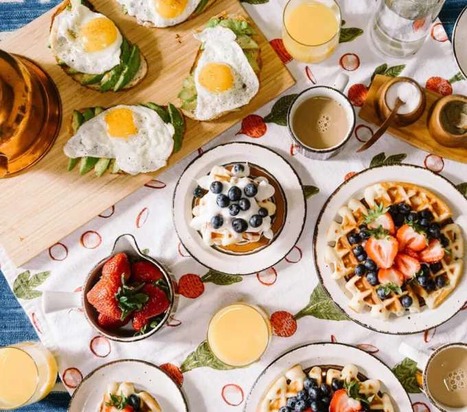 Brunch food.