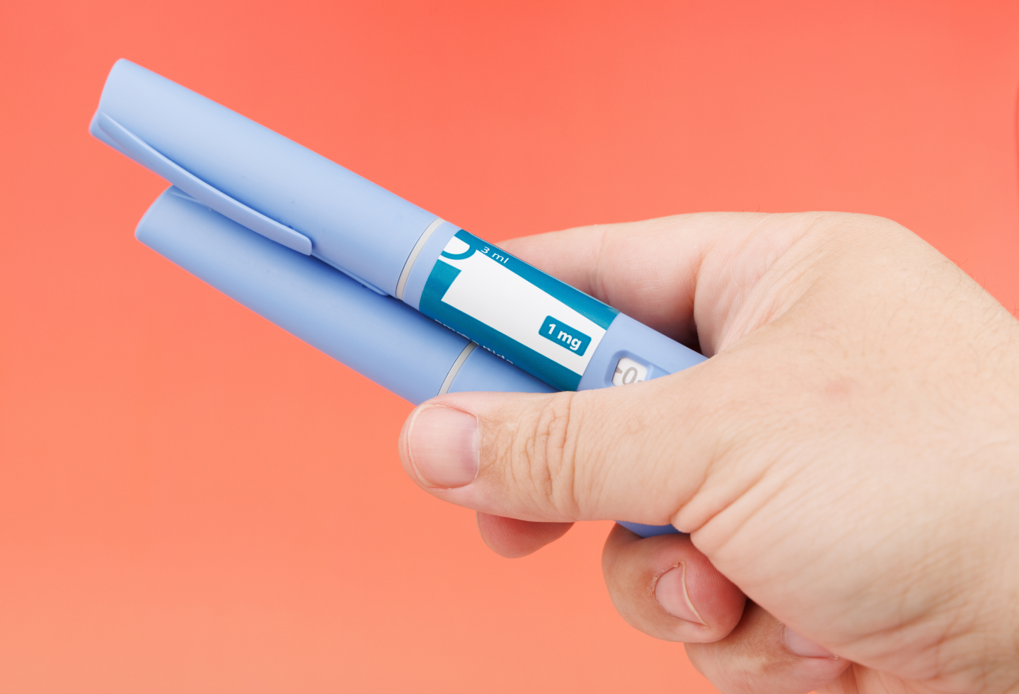 Person holding GLP1s for PCOS