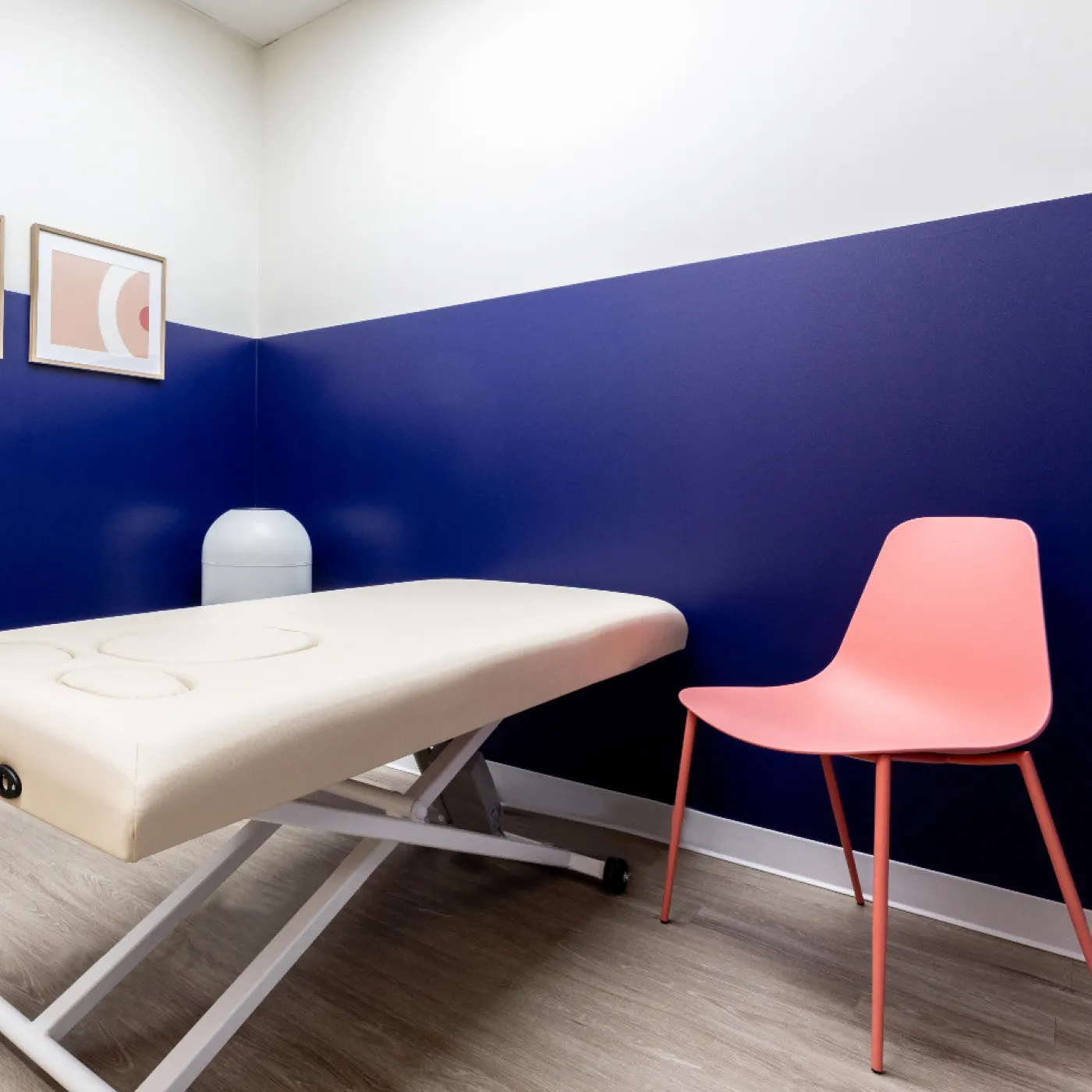 The relaxing, sunlight space at Origin Physical Therapy in Atlanta, Georgia.