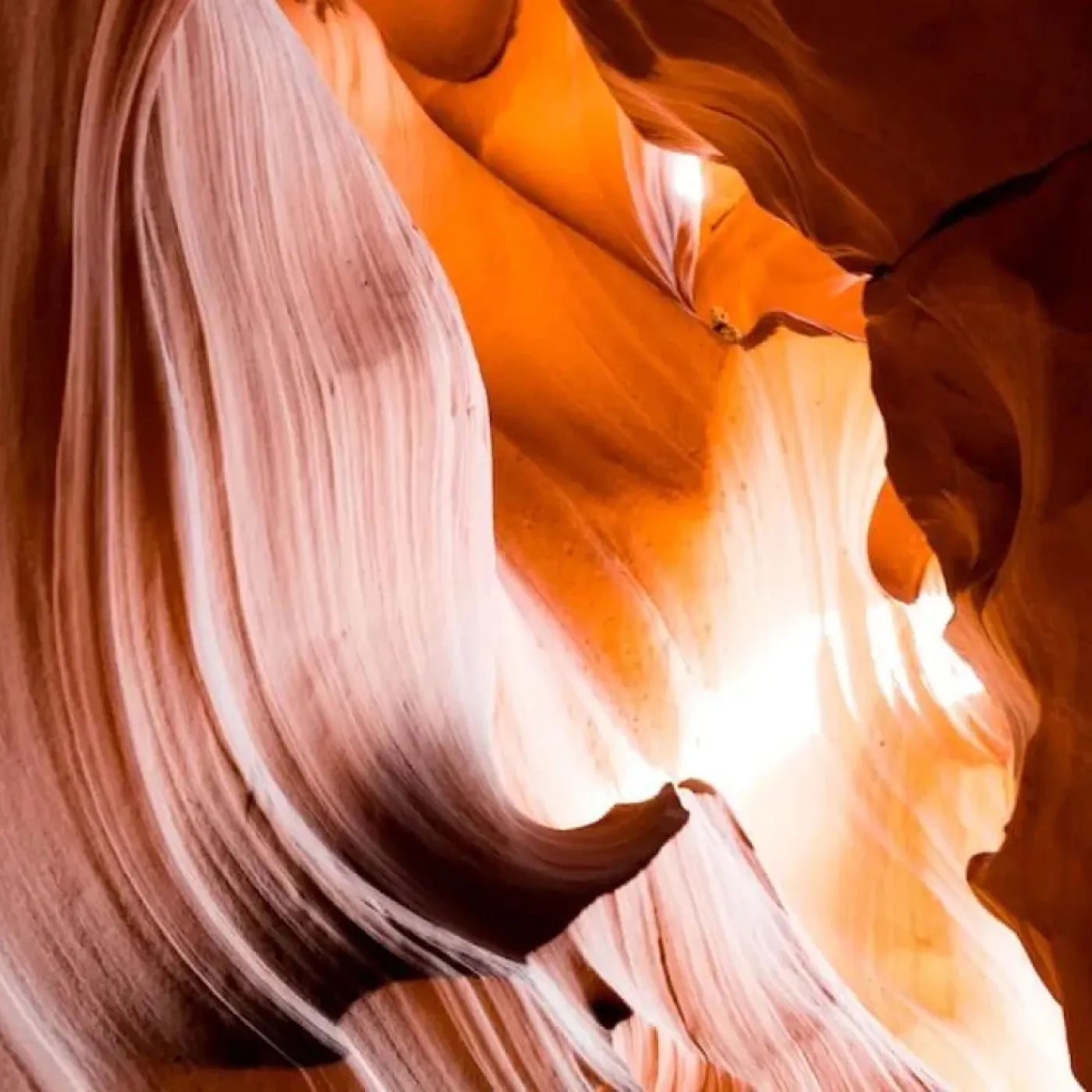 A red rock cavern that looks like a vaginal opening.
