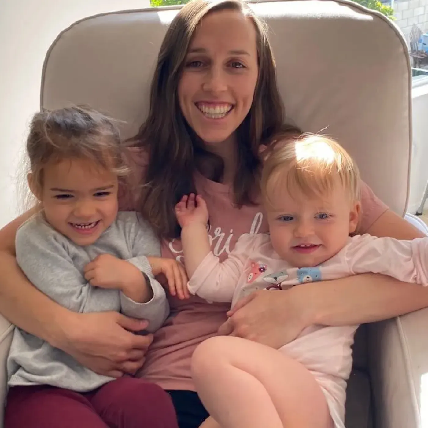 Dr. Jenna Boyce, PT, DPT and her daughters.