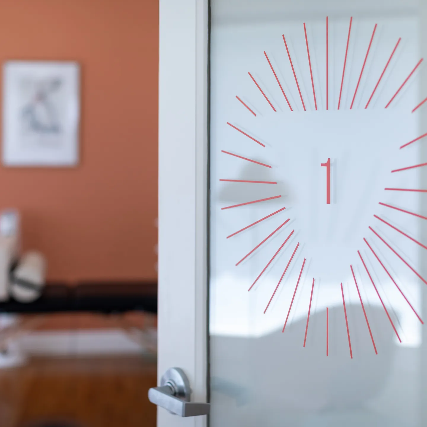 A door opening into a treatment room at Origin’s spa-like SF clinic.