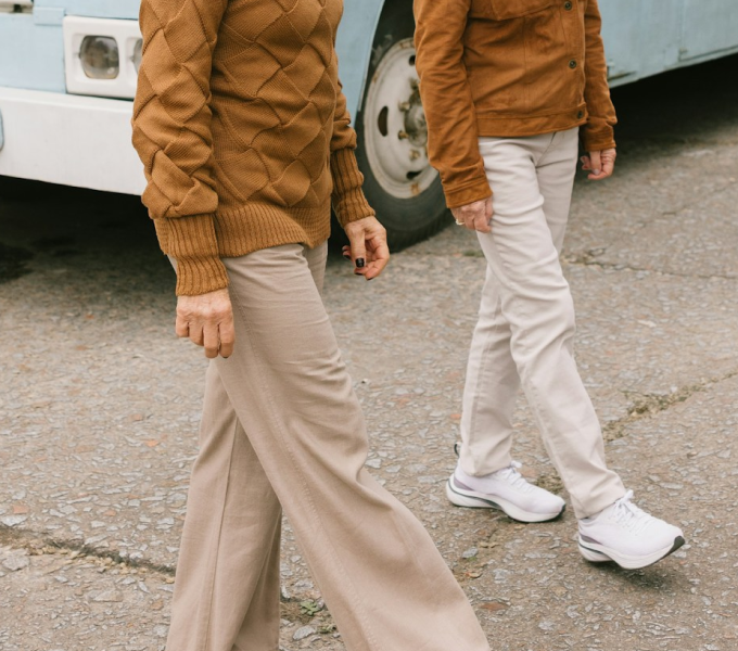 Two women after menopause who experience Genitourinary syndrome of menopause (GSM)