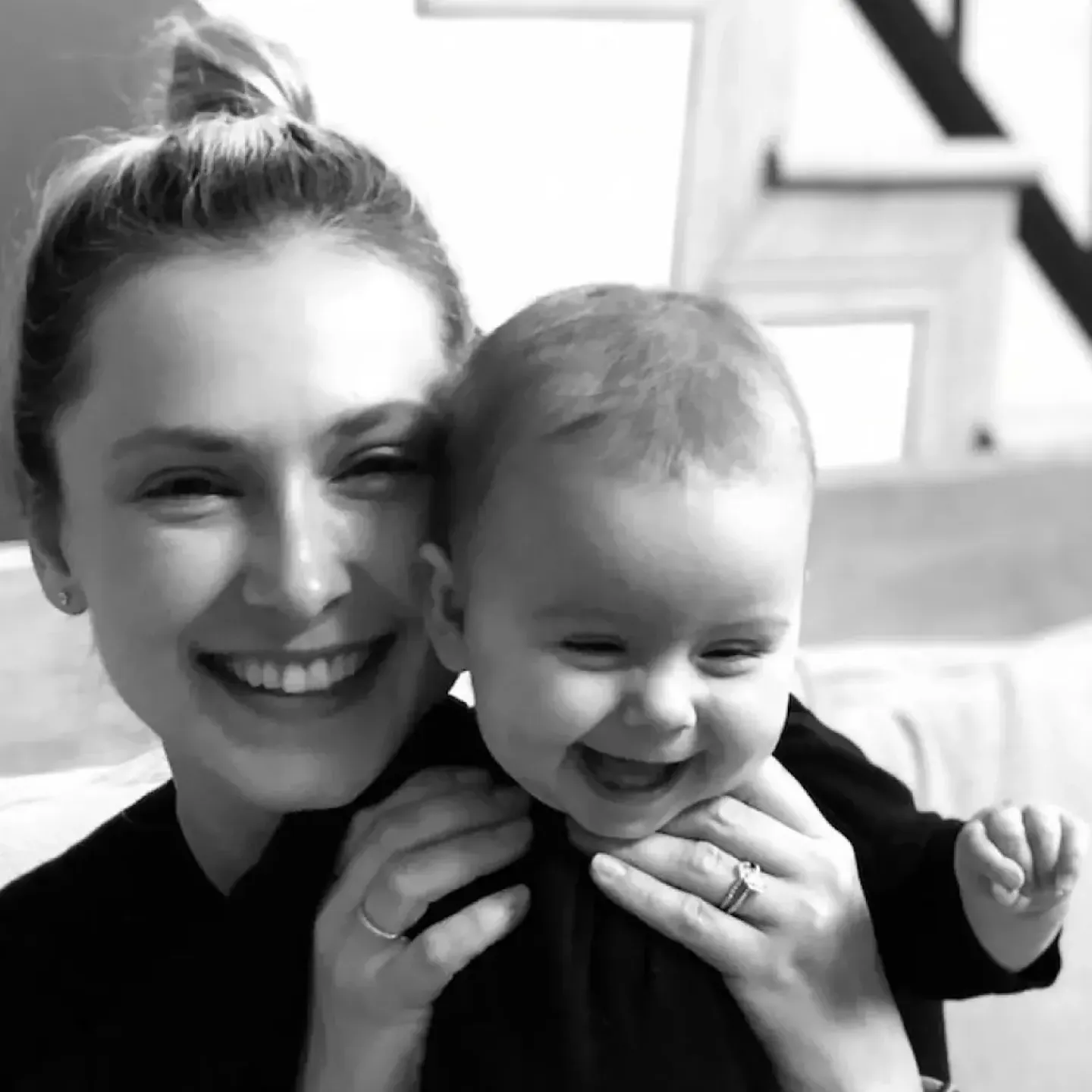 Elly Spyres With The Little Daughter.